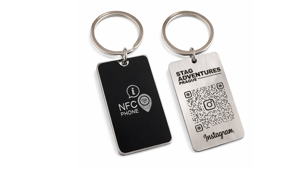 NFC Klíčenka – nerez