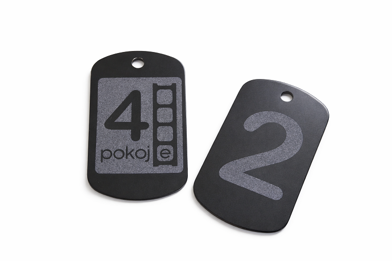 hliníková klíčenka