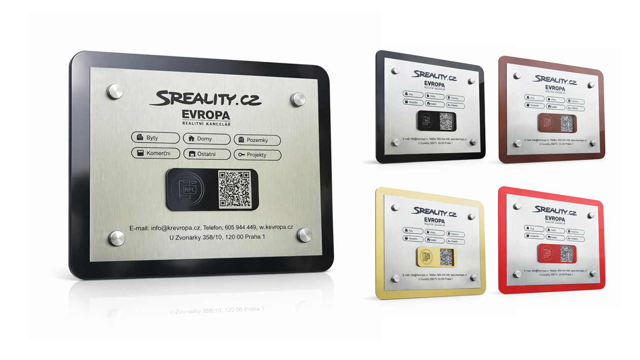 NFC cedulka pro sběr Google recenzí